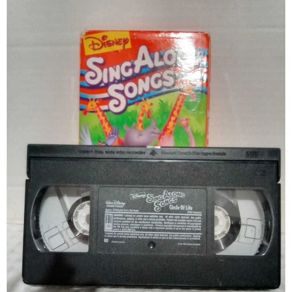 Walt Disney's Sing Along Songs THE LION KING Circle of Life VHS VIDEO 1994